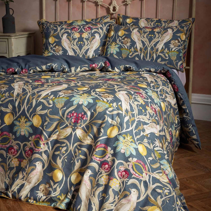 Liberty Traditional Floral Navy Duvet Cover Set - Ideal