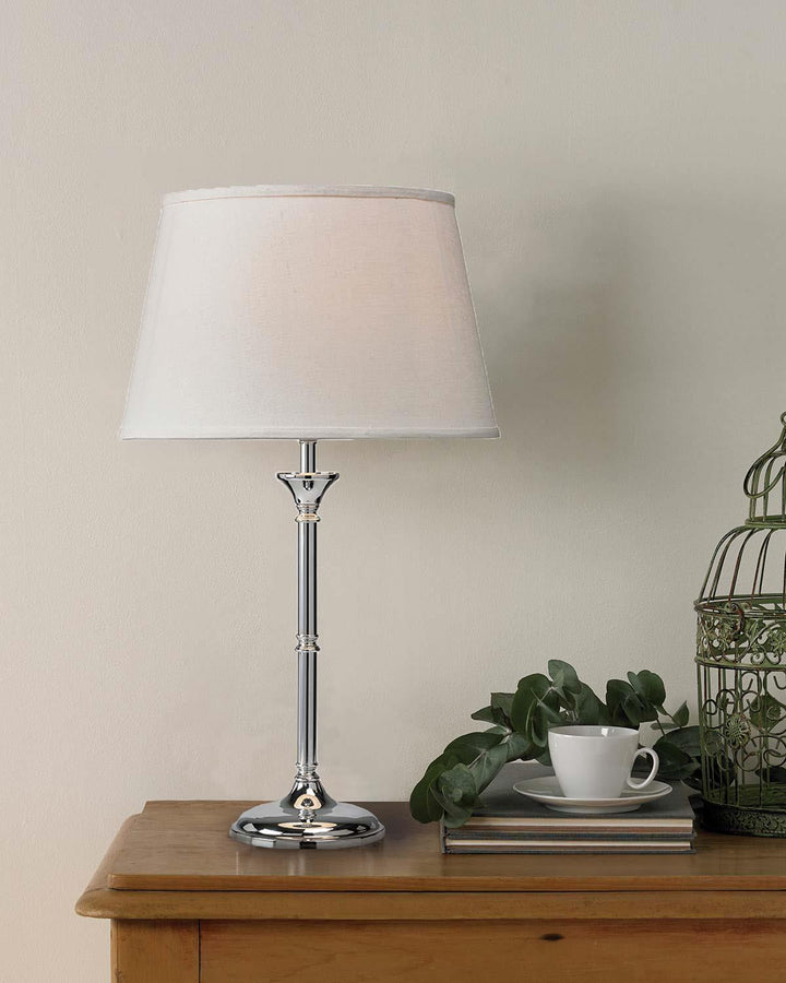 Chrome Jasmin Table Lamp - Ideal