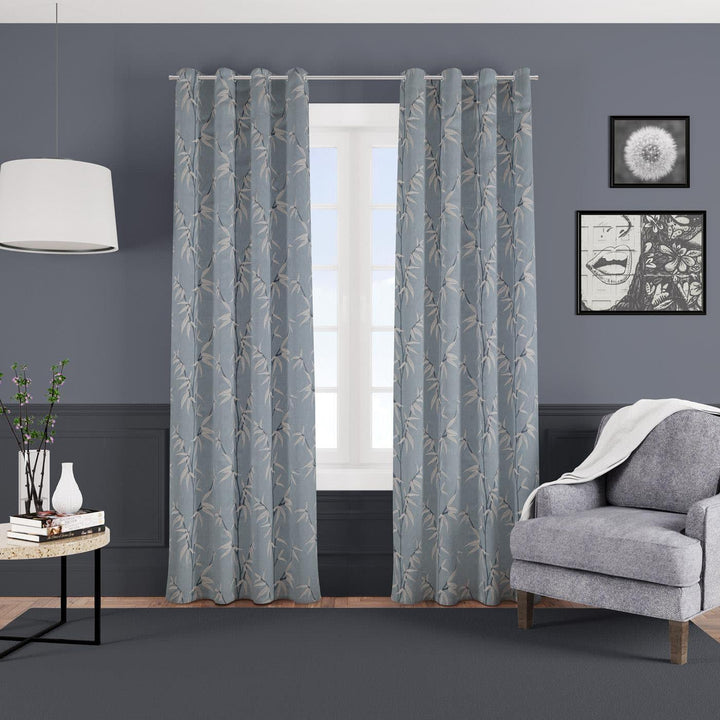 Sumi Delft Made To Measure Curtains -  - Ideal Textiles