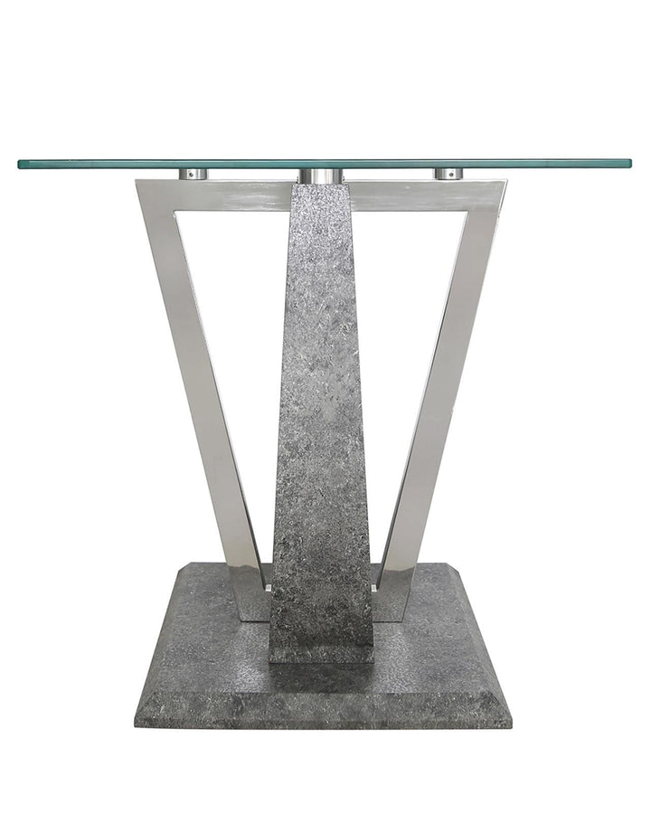 Flint Cement Effect Side Table - Ideal