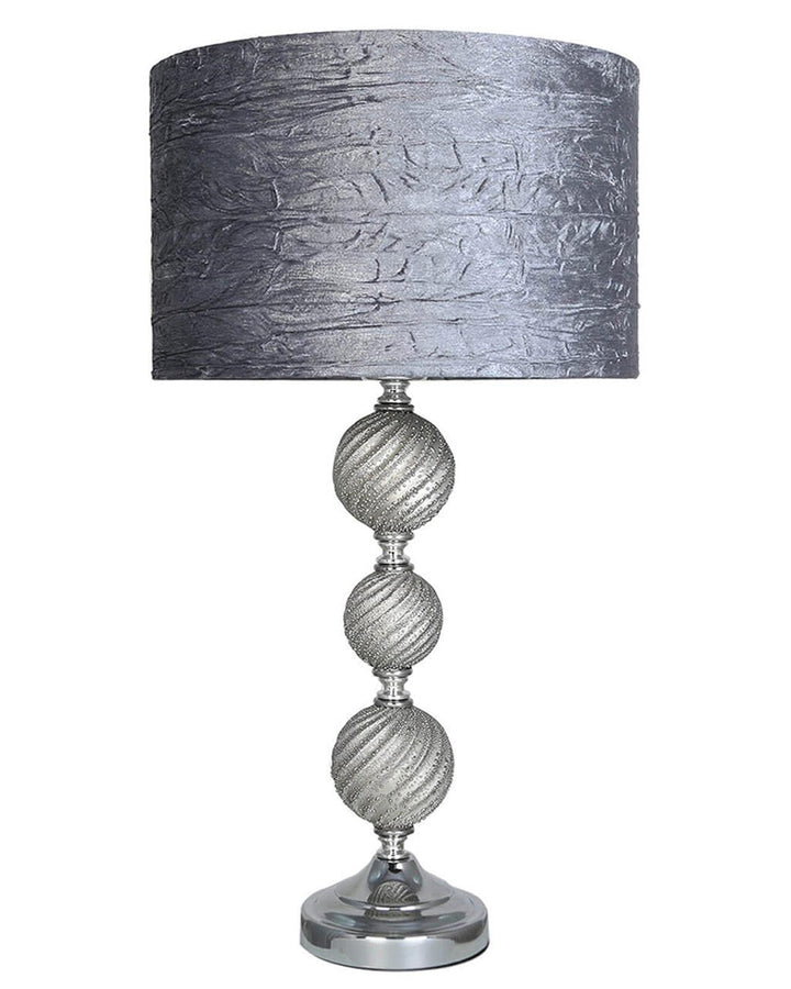 Bauble Grey Ball Detail Table Lamp - Ideal