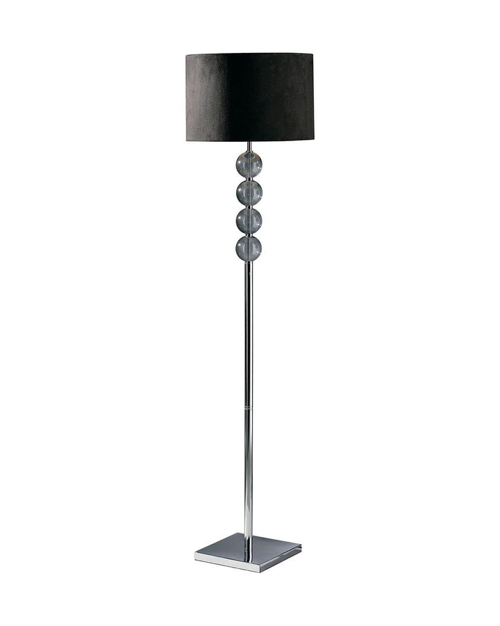 Black Orb Montreal Chrome Floor Lamp - Ideal