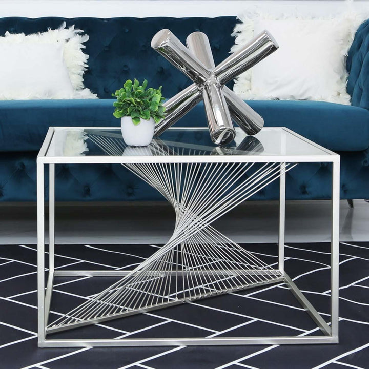 Orion Silver Coffee Table - Ideal