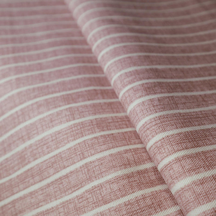 FABRIC SAMPLE - Pencil Stripe Rose -  - Ideal Textiles