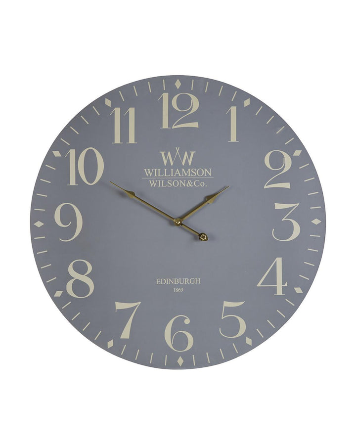 Classical Wall Clock - Grey and White - Ideal