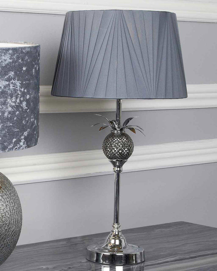 Pina Grey Pineapple Table Lamp - Ideal