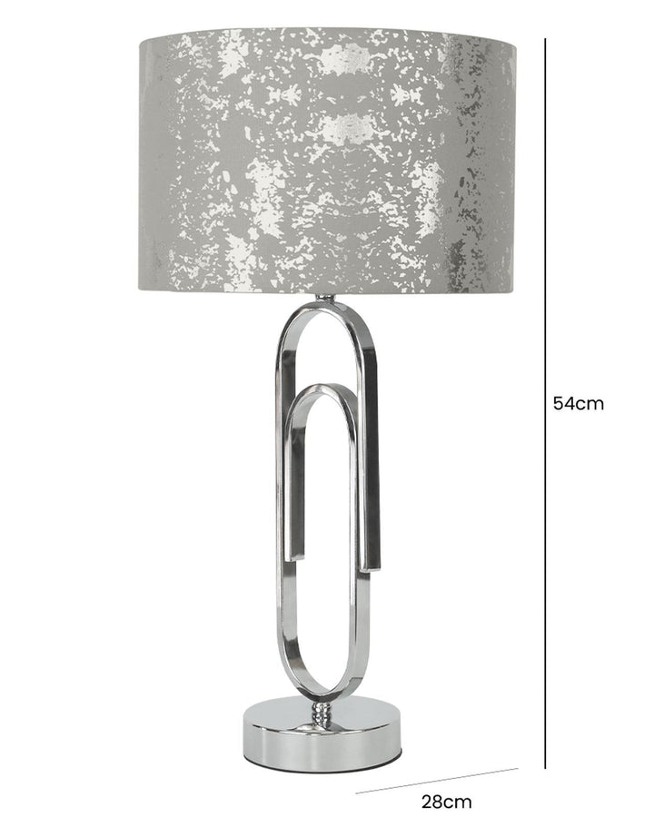 Clipper Chrome Table Lamp - Ideal