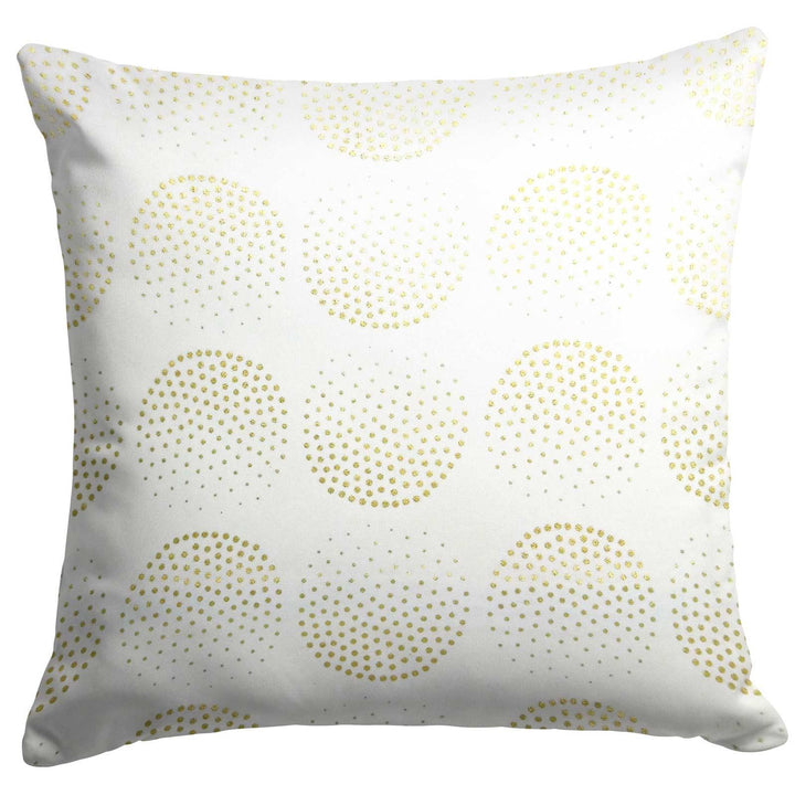 Orion Metallic Gold Cushion Covers 17" x 17" -  - Ideal Textiles