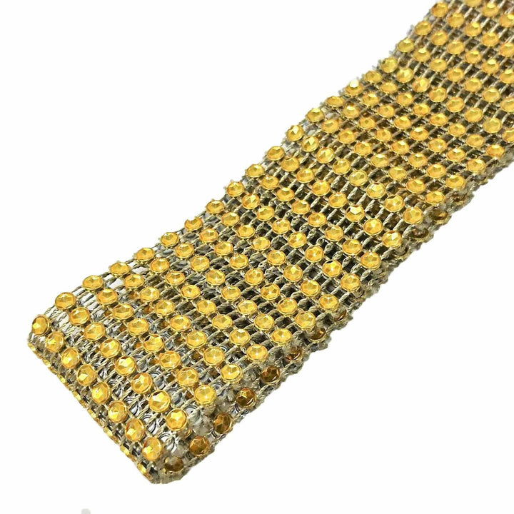 Rhiannon Diamante Tie Backs Gold -  - Ideal Textiles