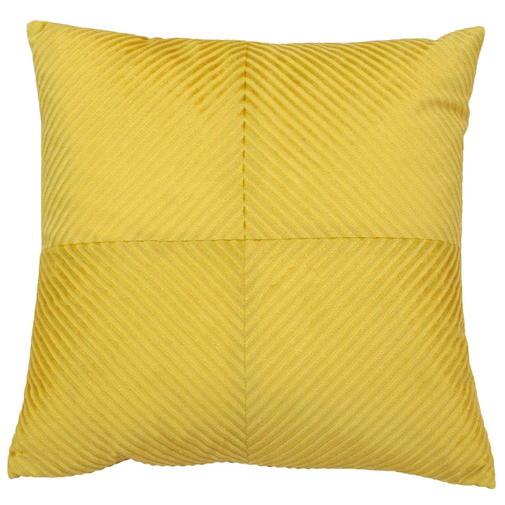 Infinity Geometric Ribbed Honey Cushion Covers 22'' x 22'' -  - Ideal Textiles