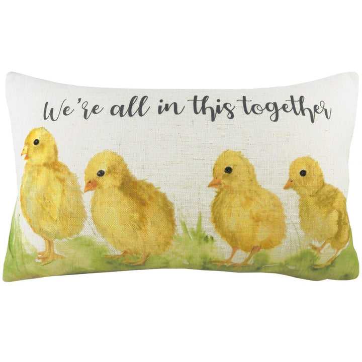 All in this Together Cute Duckling Cushion Covers 12'' x 20'' -  - Ideal Textiles