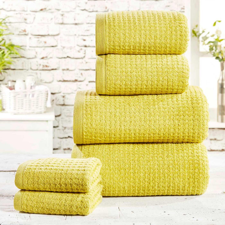 Waffle Jive 6 Piece Towel Bale Set -  - Ideal Textiles