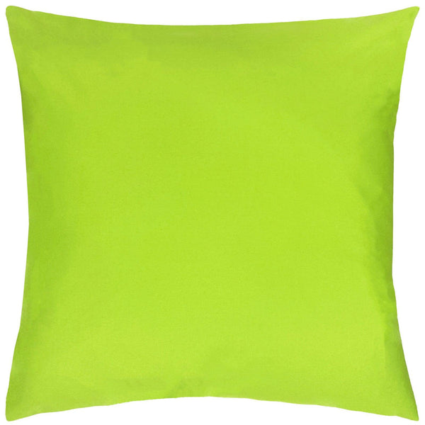 Wrap Plain Lime Outdoor Cushion Cover 17" x 17" - Ideal