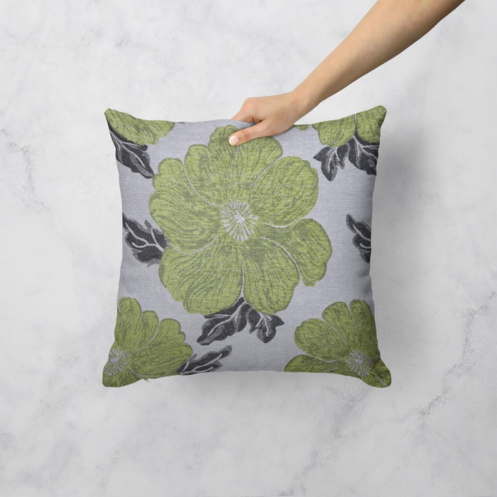 Kira Poppy Lime Cushion Covers 22" x 22" -  - Ideal Textiles