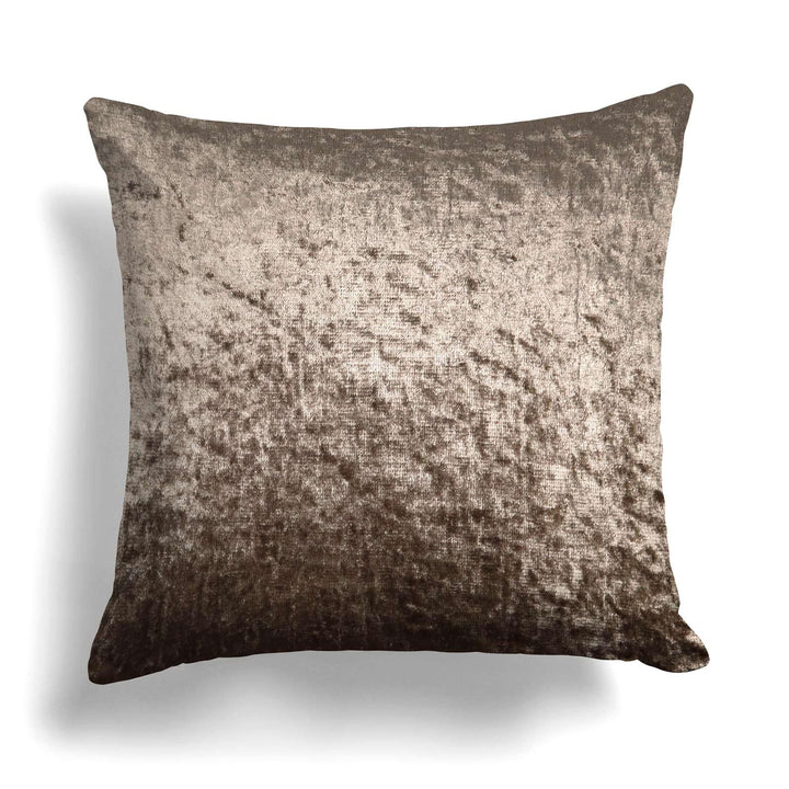 Crushed Velvet Mink Cushion Covers 18'' x 18'' -  - Ideal Textiles