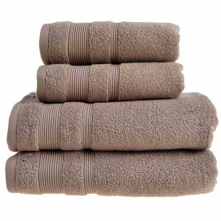 Super Soft Zero Twist Mocha 100% Egyptian Cotton Towels - Hand Towel - Ideal Textiles