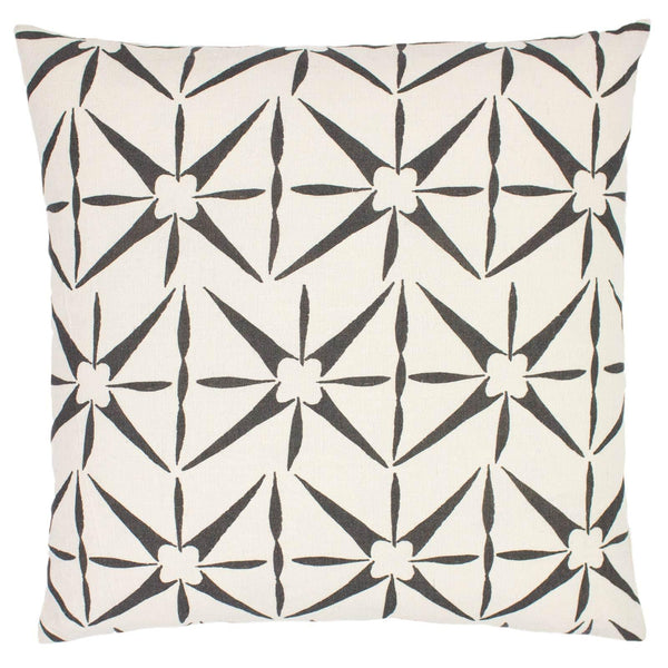 Nomi Geometric Canvas Monochrome Cushion Covers 18'' x 18'' -  - Ideal Textiles