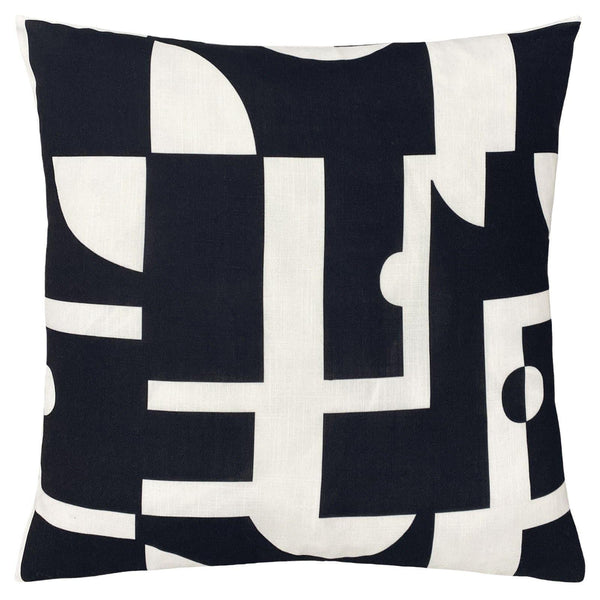 Manhattan Abstract Mono Cushion Cover 20" x 20" - Ideal
