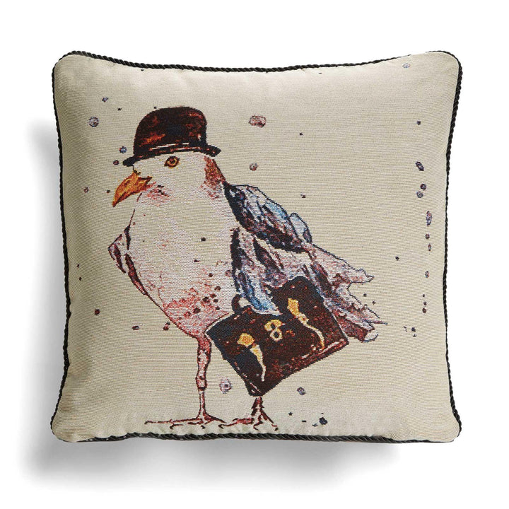 Mr. Gull Woven Tapestry Cushion Cover 18" x 18" -  - Ideal Textiles