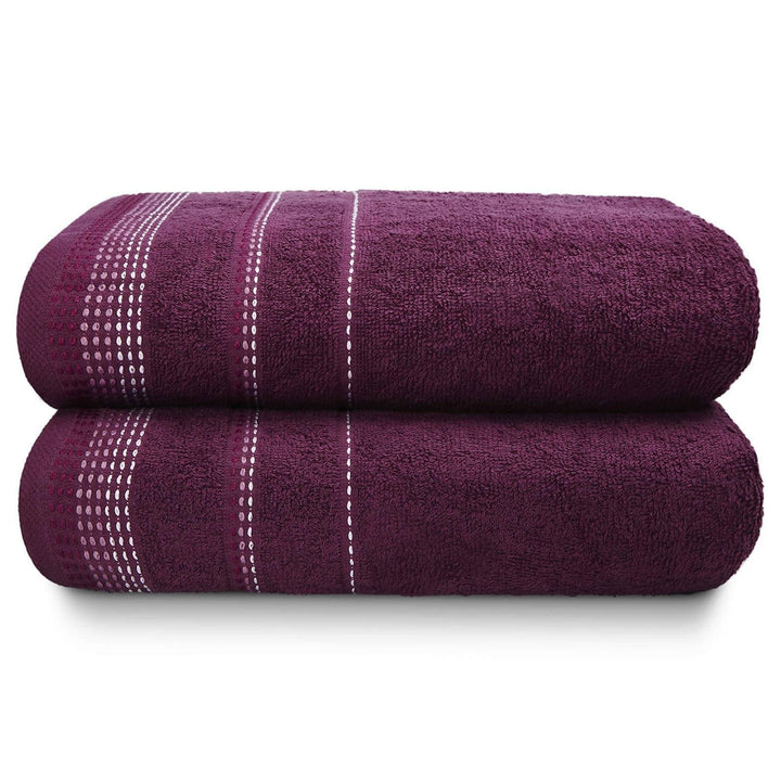 Berkley Mulberry 2 Piece Bath Sheet Towel Set -  - Ideal Textiles