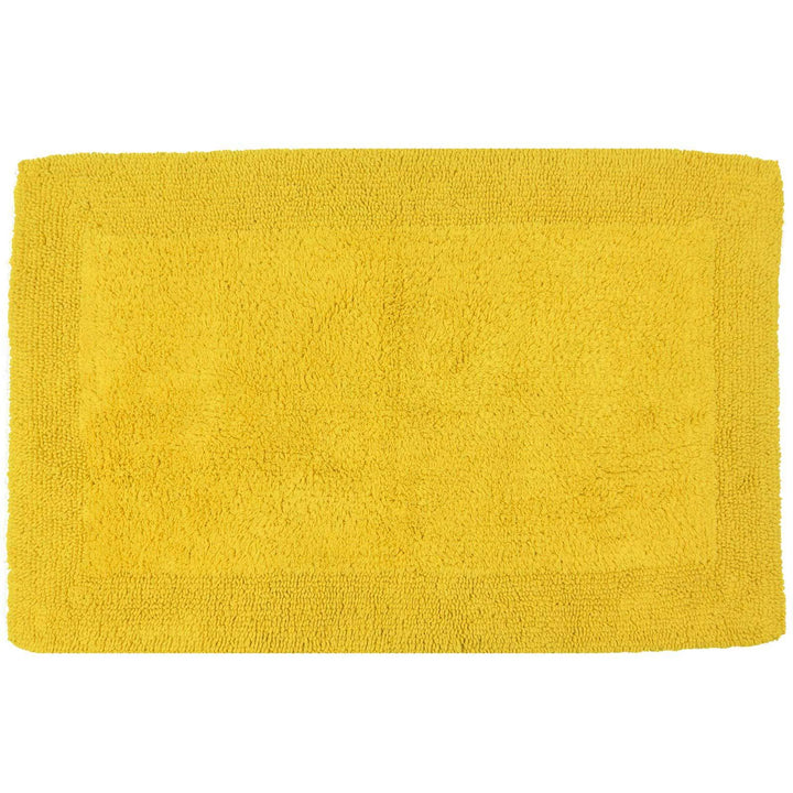 Elegance Large 100% Cotton Bath Mat Mustard -  - Ideal Textiles
