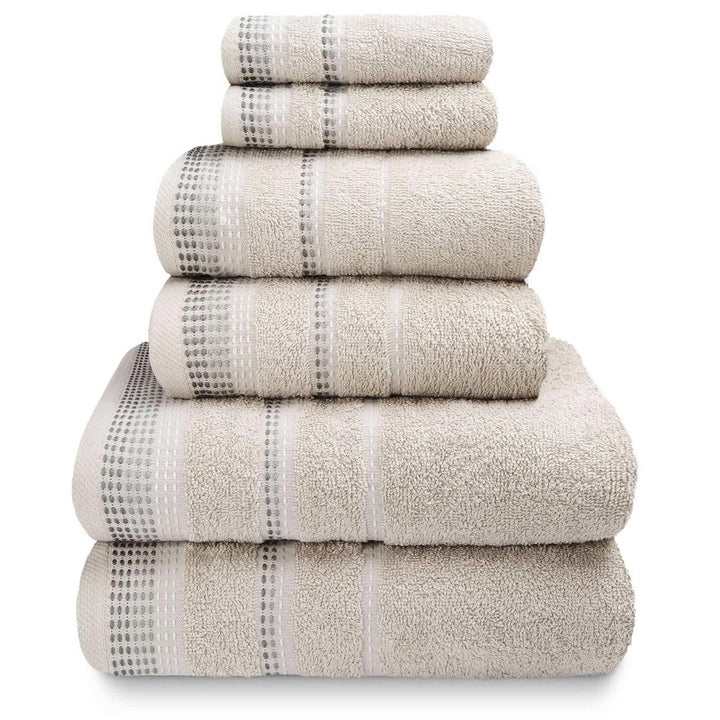 Berkley Natural 6 Piece Towel Bale Set -  - Ideal Textiles