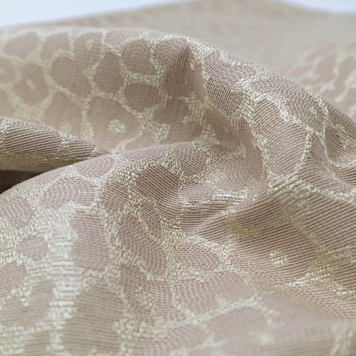 Sahara Leopard Print Lined Eyelet Curtains Natural -  - Ideal Textiles