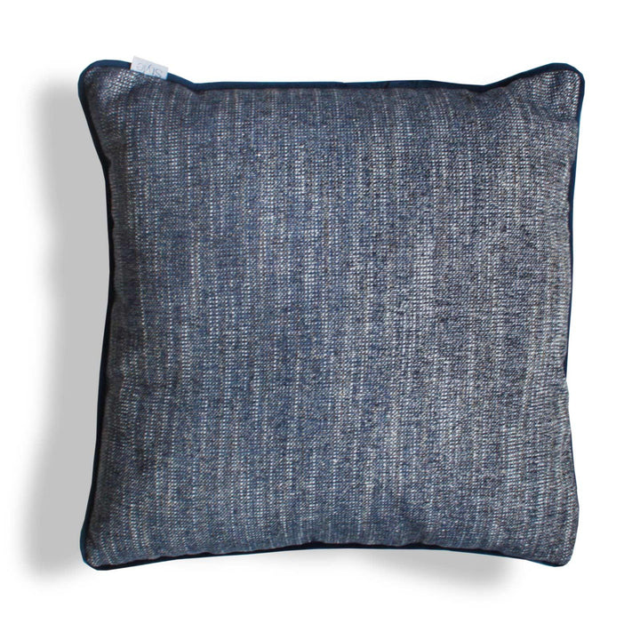 Polaris Metallic Sparkle Woven Cushions Navy 17'' x 17'' - Cushion Cover Only - Ideal Textiles