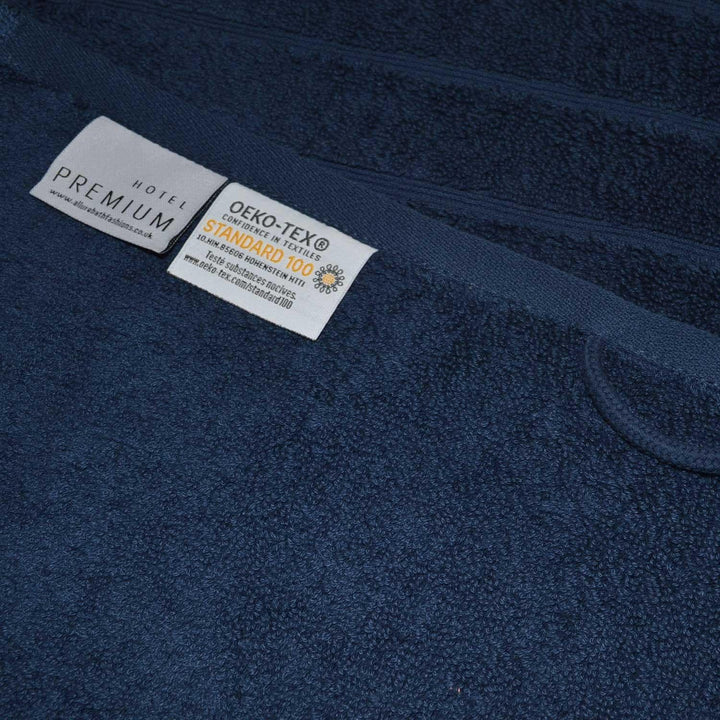 Hotel Collection Luxury Combed Cotton Towel Navy -  - Ideal Textiles