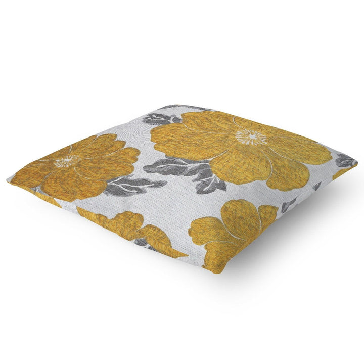 Kira Poppy Ochre Cushion Covers 18" x 18" -  - Ideal Textiles