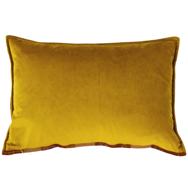 Delano Geometric Lattice Ochre & Blush Cushion Covers 16'' x 24'' -  - Ideal Textiles