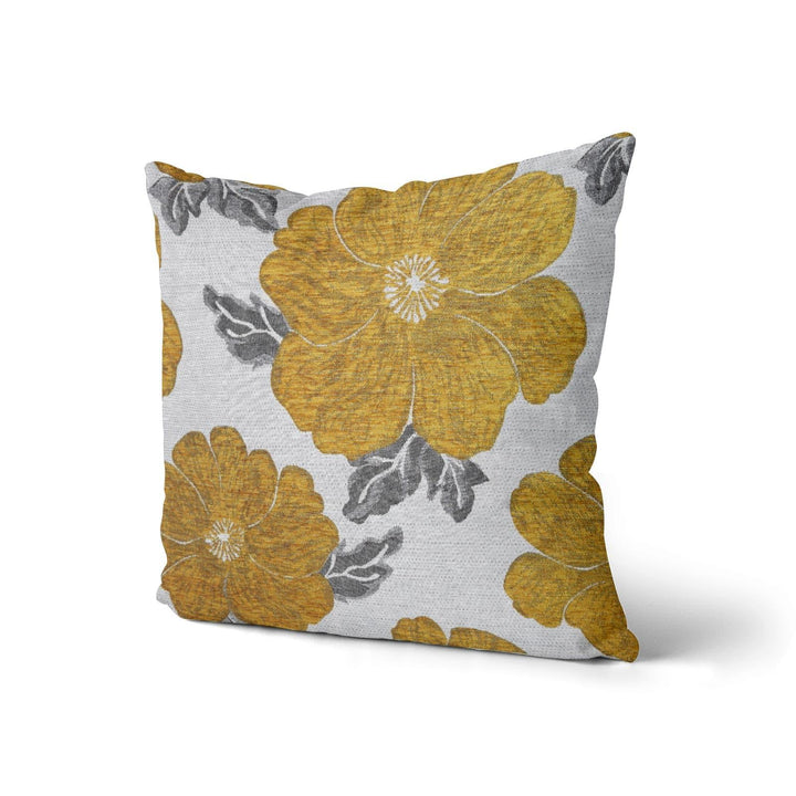 Kira Poppy Ochre Cushion Covers 22" x 22" -  - Ideal Textiles
