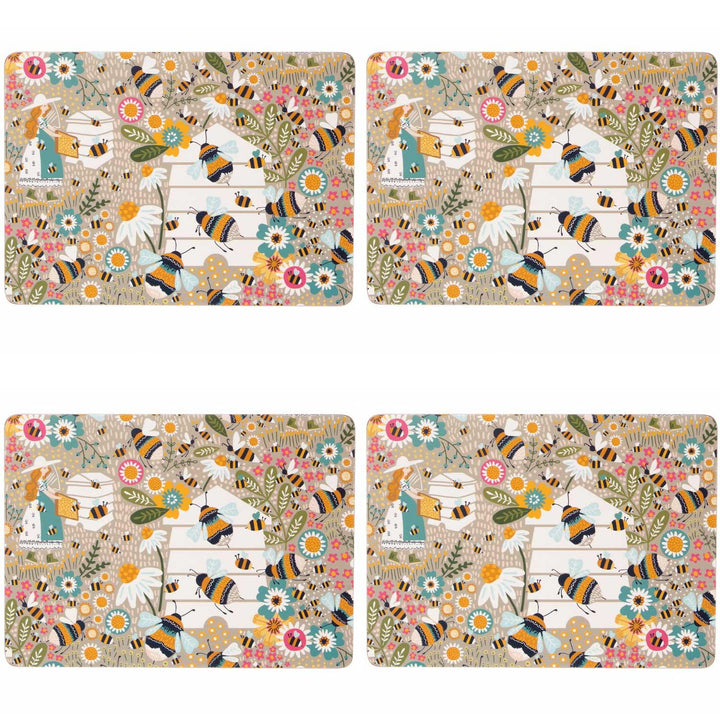 Bee Keeper Pack of 4 Placemats -  - Ideal Textiles