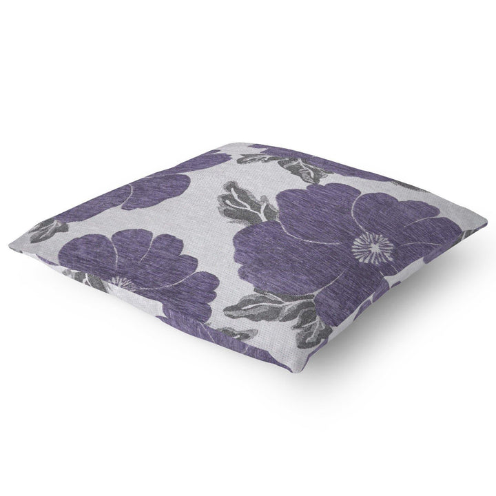 Kira Poppy Purple Cushion Covers 18" x 18" -  - Ideal Textiles