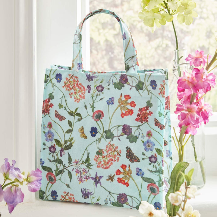 RHS Spring Floral Small PVC Tote Bag -  - Ideal Textiles