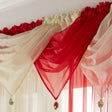 Gem Plain Red Voile Curtain Swags Voile Curtain Alan Symonds   