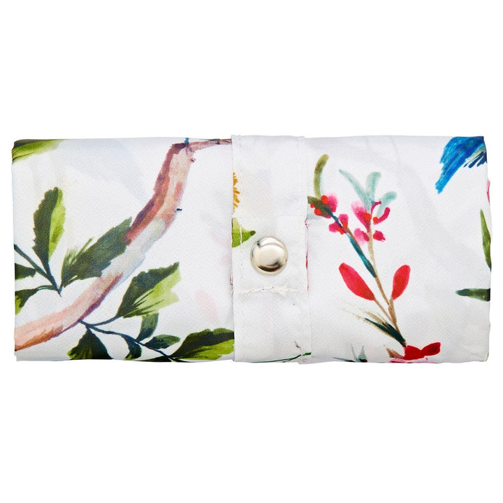 Oriental Birds Reusable Roll-Up Shopping Bag -  - Ideal Textiles
