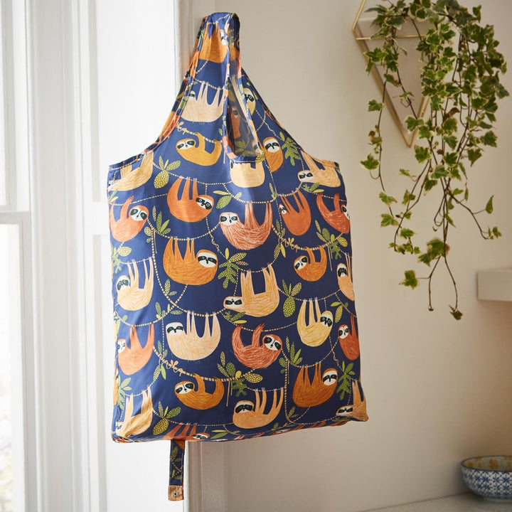 Hanging Around Reusable Roll-Up Shopping Bag -  - Ideal Textiles