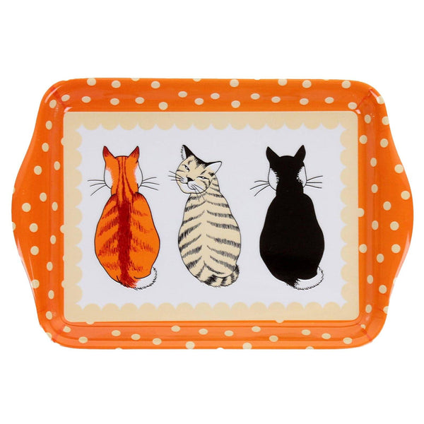 Cats in Waiting Small Scatter Tray -  - Ideal Textiles