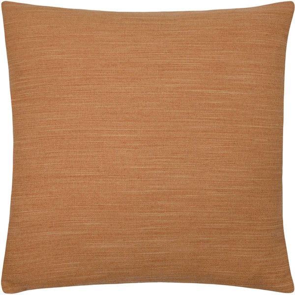 Dalton Textured Slub Sienna Filled Cushions 17'' x 17'' - Polyester Pad - Ideal Textiles