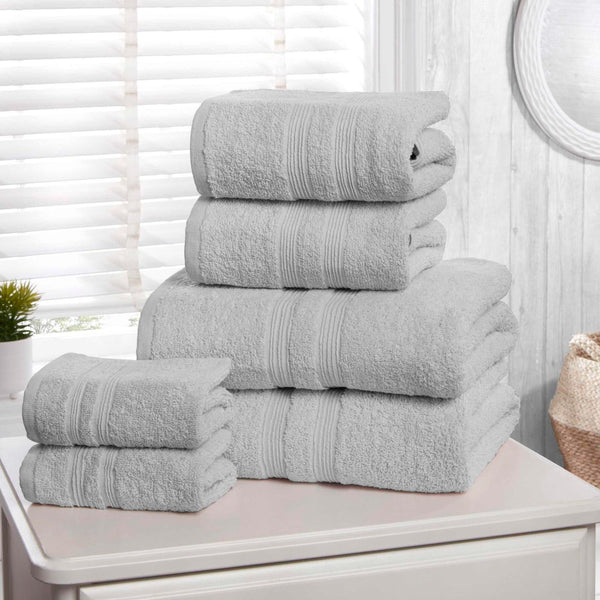 Camden Grey 6 Piece Towel Bale Set -  - Ideal Textiles