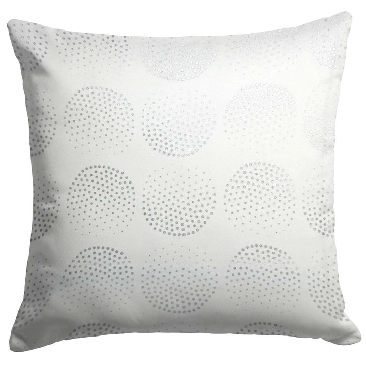 Orion Metallic Silver Cushion Covers 17" x 17" -  - Ideal Textiles