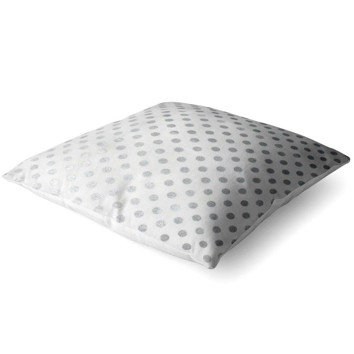 Ideal Zoey Metallic Silver Cushion Cover  43cm x 43cm (17"x17") Cushion Cover Ideal   