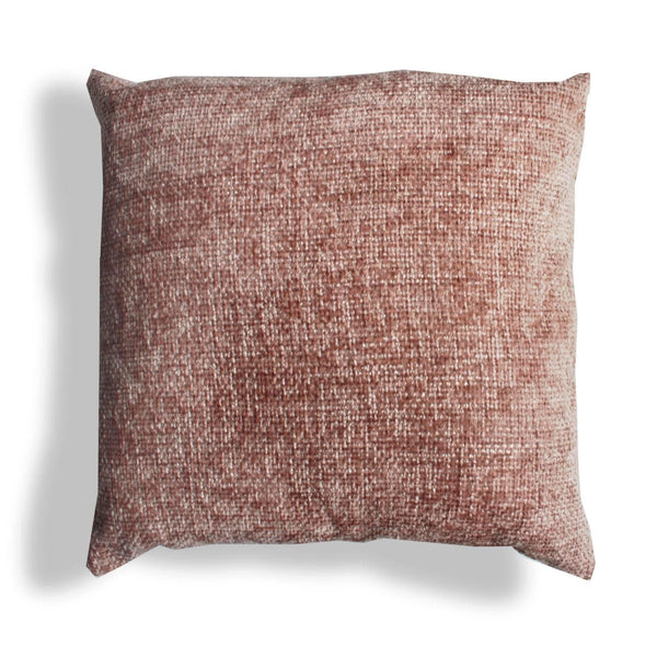 Hopsack Chenille Cushions Soft Peach 22'' x 22'' - Cushion Cover Only - Ideal Textiles
