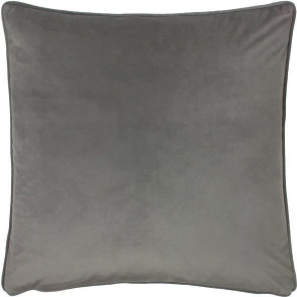 Opulence Soft Velvet Piped Steel Filled Cushions 22'' x 22'' - Polyester Pad - Ideal Textiles