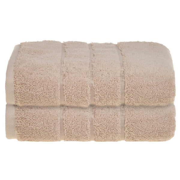 Hotel Collection Luxury Combed Cotton Towel Stone - Hand Towel - Ideal Textiles