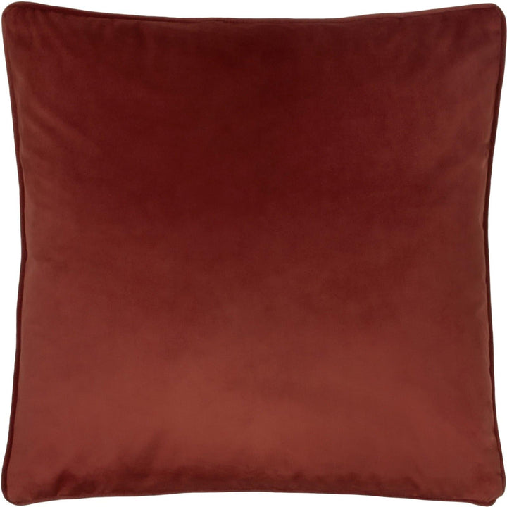 Opulence Soft Velvet Piped Sunset Filled Cushions 22'' x 22'' - Polyester Pad - Ideal Textiles