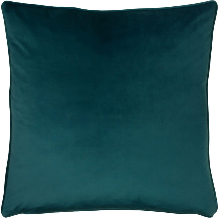 Opulence Soft Velvet Piped Teal Cushion Covers 22'' x 22'' -  - Ideal Textiles