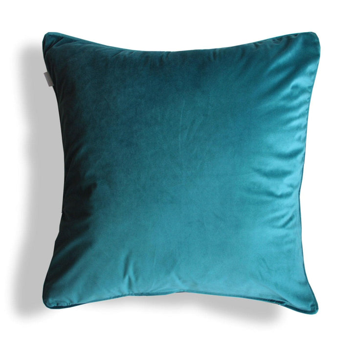 Lava Metallic Woven Cushions Teal 24'' x 24'' -  - Ideal Textiles
