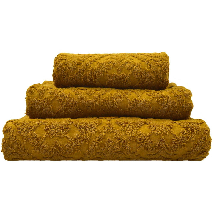 Country House Jacquard Cotton Towel Turmeric - Hand Towel - Ideal Textiles